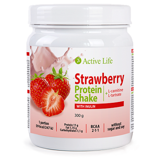 Zdrowie Shake proteinowy o smaku truskawkowym